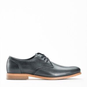 Wolverine 1883 Angelo Oxford Leather Dark Grey Lace Up Loafer Dress Shoe Sz 8